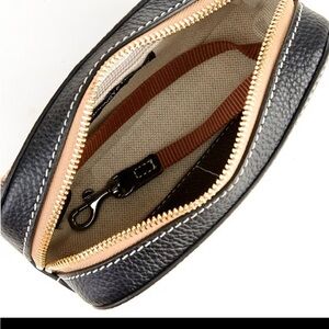 Dooney & Bourke Black and Tan Leather Bag